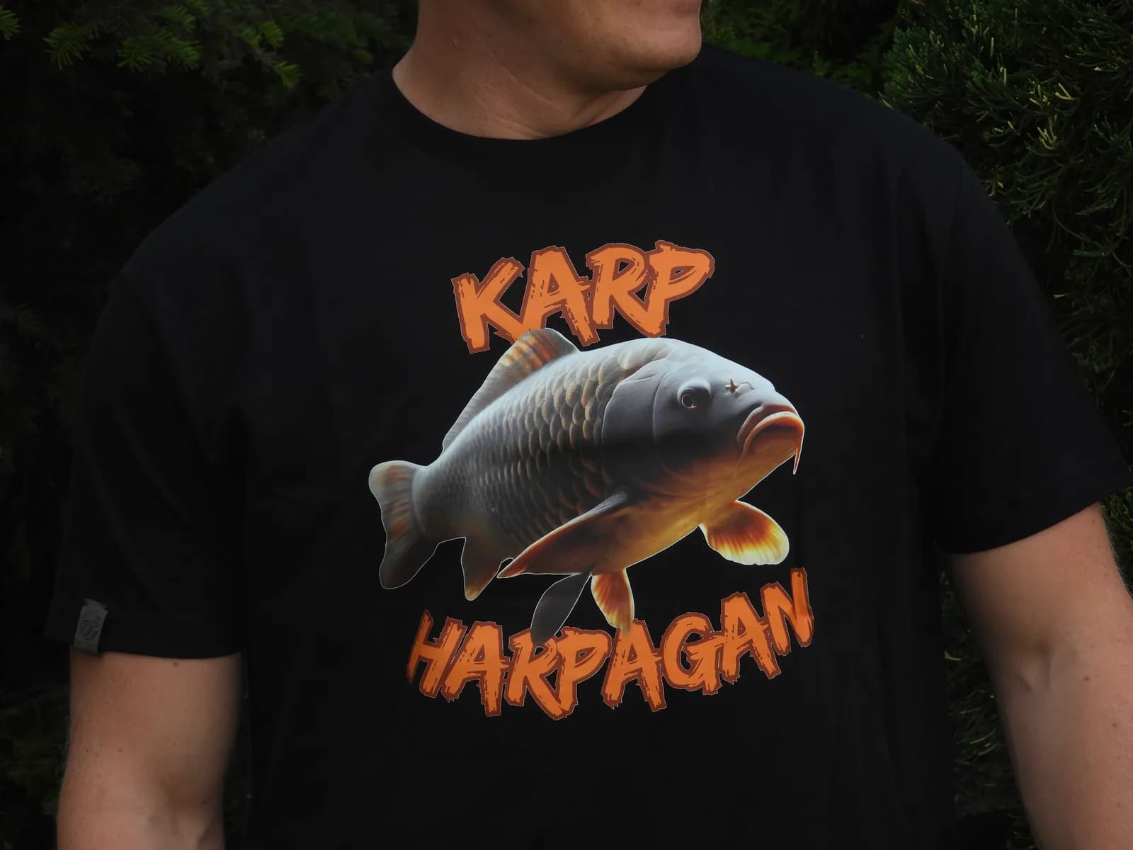 Detal nadruku Karp harpagan